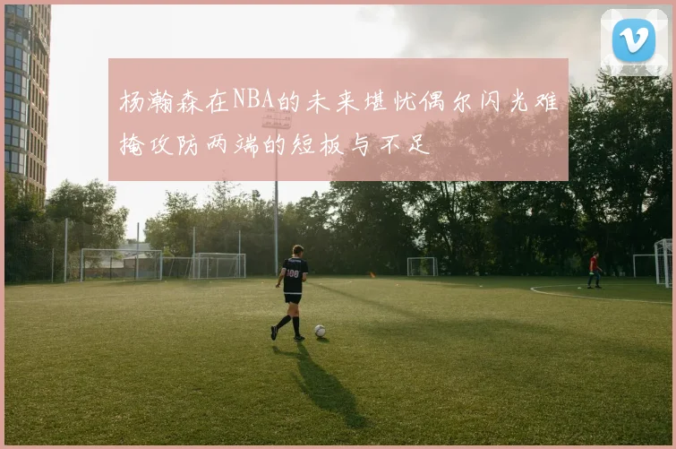 杨瀚森在NBA的未来堪忧偶尔闪光难掩攻防两端的短板与不足